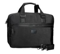 Pepe Jeans Blackmore Carteron para Portátil Portátil 15,6 pulgadas Negro 40x30x11 cms Poliéster con detalles en Piel Sintética 13,2L by Joumma Bags