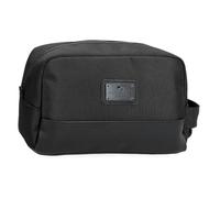 Pepe Jeans Blackmore Nececer Adaptable Negro 25x15x12 cms Poliéster con detalles en Piel Sintética 4,5L by Joumma Bags