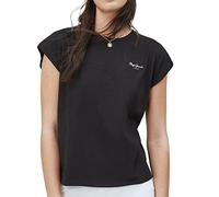 Pepe Jeans Bloom T-Shirt, Negro (Black), L para Mujer