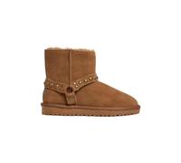 Pepe Jeans Botines de Piel Diss Biker marrón