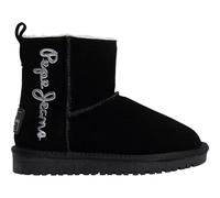 Pepe Jeans Botines de Piel Diss Top Negro