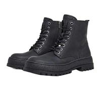 Pepe Jeans Botines de Piel Lincoln Top Negro