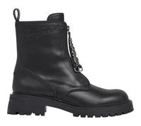 Pepe Jeans Botines de Piel Stacy Hug Negro