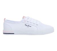 Pepe Jeans Brady Basic G, Tenis para Niñas, Blanco (Blanco), 13.5