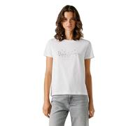 Pepe Jeans Brady Camiseta, Blanco (Blanco), L para Mujer