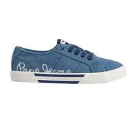 Pepe Jeans Brady Denim W, Zapatilla Mujer, Azul de fábrica, 40 EU
