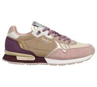 Pepe Jeans Brit Back W, Sneak Mujer, Morado Dusk Purple, 40 EU