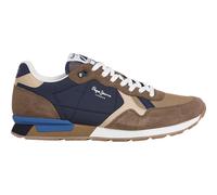 Pepe Jeans Brit Colors M - Tenis para Hombre, Marrón Visón Beige, 6 UK