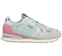Pepe Jeans Brit Glen W, Sneak Mujer, Gris Claro, 38 EU