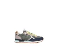 Pepe Jeans BRIT Glitter W - Tenis para Mujer, Color Verde (Verde Fundido), Talla 7, Verde Casting Green, 7 UK