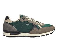 Pepe Jeans Brit Heritage M, Zapatilla Hombre, Verde (Hiedra), 44.5 EU