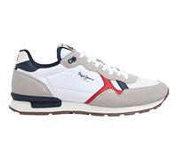 Pepe Jeans Brit Man Heritage, Zapatilla, White, 30 EU