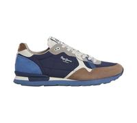 Pepe Jeans BRIT Prints M - Tenis para Hombre, Color marrón (marrón Nogal), Talla 40, Marrón Nogal marrón, 10 UK