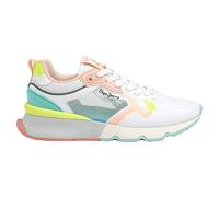 Pepe Jeans Brit Pro Bright W, Zapatilla Mujer, White, 36 EU