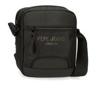 Pepe Jeans Bromley Bandolera Negro 17x22x7,5 cms Poliéster
