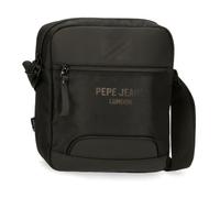 Pepe Jeans Bromley Bandolera Portatablet Negro 23x27x7 cms Poliéster