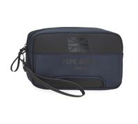 Pepe Jeans Bromley Bolso de Mano Azul 24,5x15x6 cms Poliéster by Joumma Bags