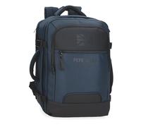 Pepe Jeans Bromley Maleta de Cabina Portátil 15,6 Pulgadas Azul 30x44x18 cms Poliéster 23,76L by Joumma Bags