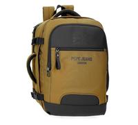 Pepe Jeans Bromley Mochila de Cabina para Portátil Portatil 15,6 pulgadas Amarillo 25x40x17 cms Poliéster 17L by Joumma Bags
