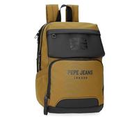 Pepe Jeans Bromley Mochila para Portátil Portatil 13,3 Pulgadas Amarillo 25x37x12 cms Poliéster 9L by Joumma Bags