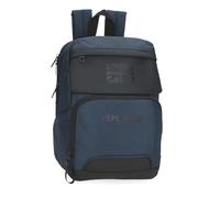 Pepe Jeans Bromley Mochila para Portátil Portatil 13,3 pulgadas Azul 25x37x12 cms Poliéster 9L by Joumma Bags