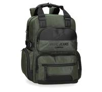 Pepe Jeans Bromley Mochila para Portátil Verde 28x40x16 cms Poliéster 17,92L
