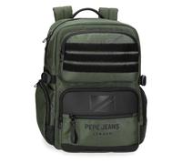 Pepe Jeans Bromley Mochila Portatablet Adaptable Portátil 15,6 pulgadas Verde 28x40x16 cms Poliéster 20,46L by Joumma Bags