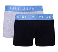 Pepe Jeans Calzoncillos para Hombre (Paquete de 2), Negro (Negro), S