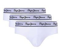 Pepe Jeans Calzoncillos para Hombre (Paquete de 3), Blanco (Blanco), L