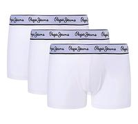 Pepe Jeans Calzoncillos para Hombre (Paquete de 3), Blanco (Blanco), S
