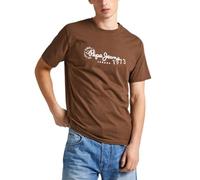 Pepe Jeans Camille Camiseta para Hombre, Marrón (Dark Mocca Brown), M