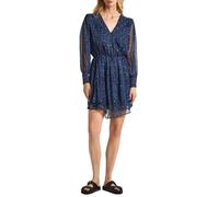 Pepe Jeans Camille Vestido para Mujer, Azul (Dulwich Blue), M