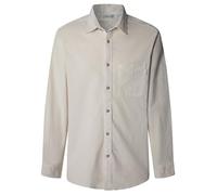 Pepe Jeans Camisa Clayton para Hombre, Beige (Blanco Marfil), XS, Beige (Blanco Marfil), XS
