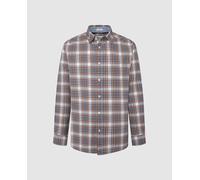 Pepe Jeans Camisa de hombre de manga larga en algodón. Naranja 4