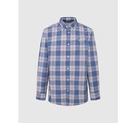 Pepe Jeans Camisa de hombre de manga larga en popelin. Azul 3