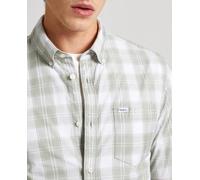 Pepe Jeans Camisa de hombre regular fit con estampado de cuadros. Verde oscuro S