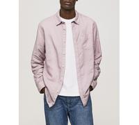 Pepe Jeans Parker Long Shirt, Rosa (Bleach Pink), M para Hombre