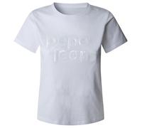 Pepe Jeans Camiseta Aria para Mujer, Blanco (Blanco), XS