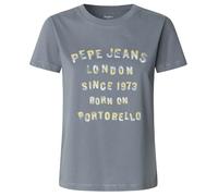 Pepe Jeans Camiseta Beth para Mujer, Azul (Drill Blue), S, Azul (Azul Taladro), S