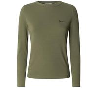 Pepe Jeans Camiseta Betina para Mujer, Verde (Verde Caqui), S, Verde (Verde Caqui), S