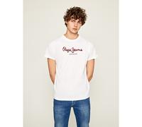 PEPE JEANS Camiseta con cuello redondo Eggo. Color gris claro