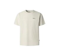 Pepe Jeans Camiseta Contrast Connor para Hombre, Beige (Blanco Marfil), XXL