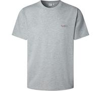 Pepe Jeans Camiseta Contrast Connor para Hombre, Gris (Gris Jaspeado), L, Gris (Gris Jaspeado), L