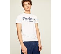 PEPE JEANS Camiseta cuello redondo Original Stretch. Color Blanco