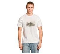 Pepe Jeans Camiseta Dalter para Hombre, Blanco (Blanquecino), XS