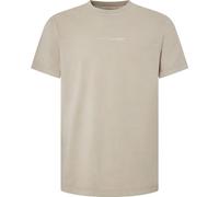 Pepe Jeans Camiseta Dave tee Hombre, Marrón (Light Beige), XL