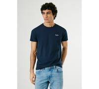PEPE JEANS Camiseta de cuello redondo stretch Original Basic. Color Azul Marino