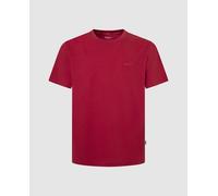Pepe Jeans Camiseta de hombre manga corta con logotipo. Rojo 4/L