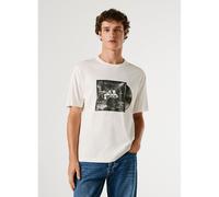 PEPE JEANS Camiseta de manga corta SAWYER. Color Blanco