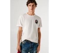 PEPE JEANS Camiseta de manga corta SHAD. Color Blanco